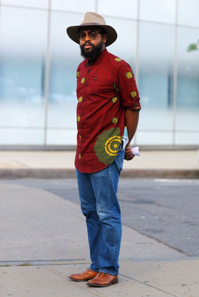 See Styles On How To Rock Ankara On Jeans