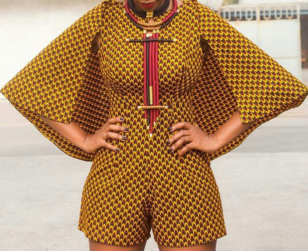 Ankara Playsuit Inspirations For Your Friday Night Style