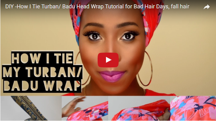 How to Tie Turban / Badu Head Wrap Perfectly and Look Sweet