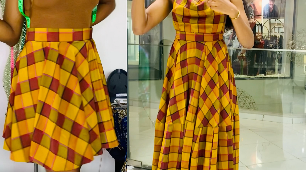 How to Make a 360 Flay Skirt and a Casual 360 Flay Gown / Maxi Dress
